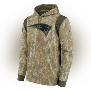 2021 New England Patriots Salute to Service Hoodie Small
